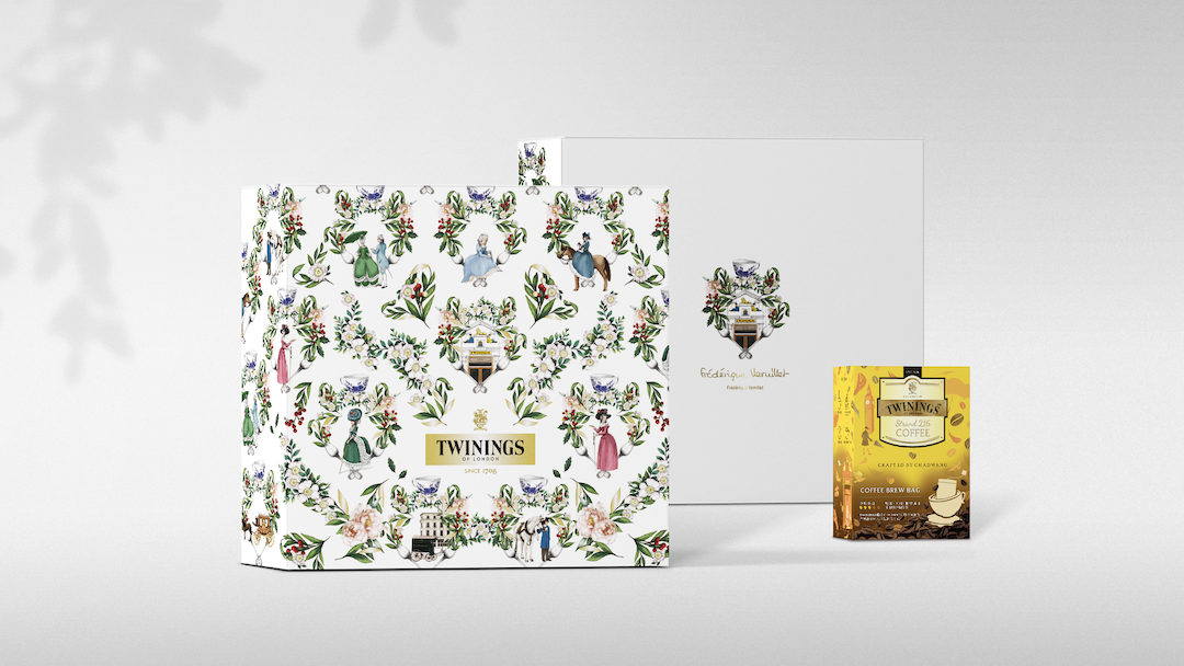 Twinings 唐寧聖誕倒數禮盒設計